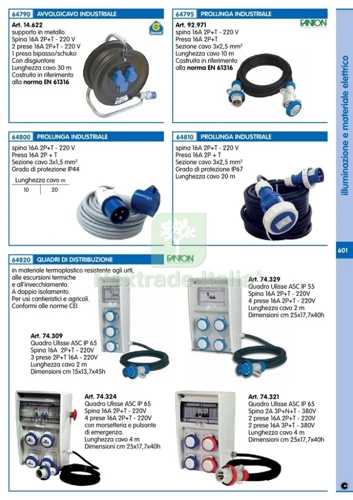 PROLUNGA INDUSTRIALE 20MT IP44 CAVO 3X1,5 — Interruttori e prese — rif. FERX.94354 — foto 2 PROLUNGA INDUSTRIALE 20MT IP44 CAVO 3X1,5 — Interruttori e prese — rif. FERX.94354 — foto 2