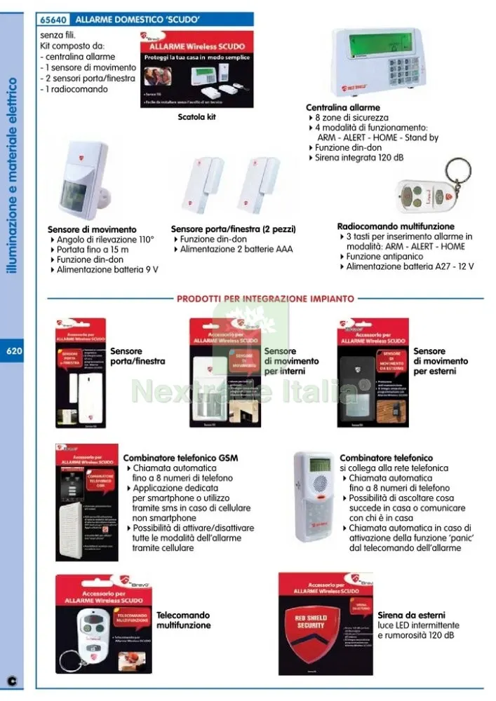 PANNELLO PUBBLICITARIO ALLARME CM.30X42 — Illuminazione — rif. FERX.9815 — foto 2