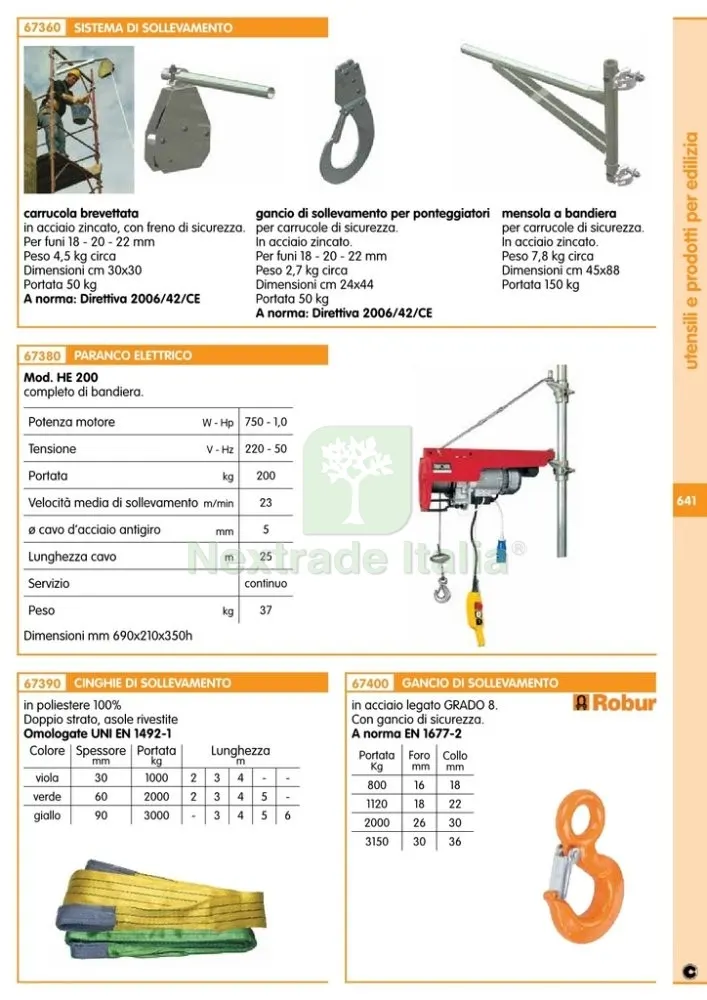 CINGHIA DI SOLLEVAMENTO MM.60 MT.2 2000 KG.VERDE — Funi, golfari e accessori sollevamento — rif. FERX.7465 — foto 2 CINGHIA DI SOLLEVAMENTO MM.60 MT.2 2000 KG.VERDE — Funi, golfari e accessori sollevamento — rif. FERX.7465 — foto 2
