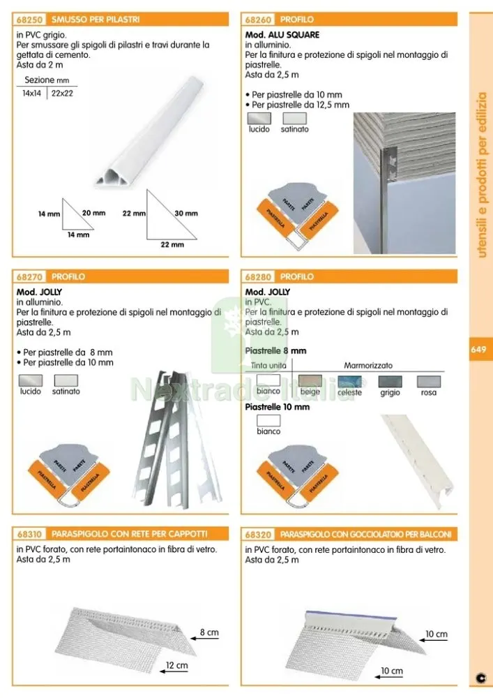 50PZ SMUSSO PVC PER PILASTRI SEZIONE MM.22x22x30 2MT — Pile e batterie — rif. FERX.14917 — foto 2 50PZ SMUSSO PVC PER PILASTRI SEZIONE MM.22x22x30 2MT — Pile e batterie — rif. FERX.14917 — foto 2
