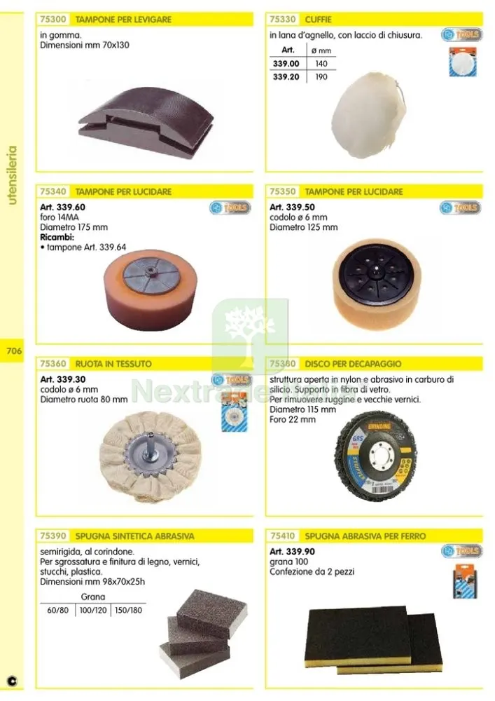 24PZ SPUGNA ABRASIVI GRANA FINE — Abrasivi e mole — rif. FERX.24469 — foto 2 24PZ SPUGNA ABRASIVI GRANA FINE — Abrasivi e mole — rif. FERX.24469 — foto 2