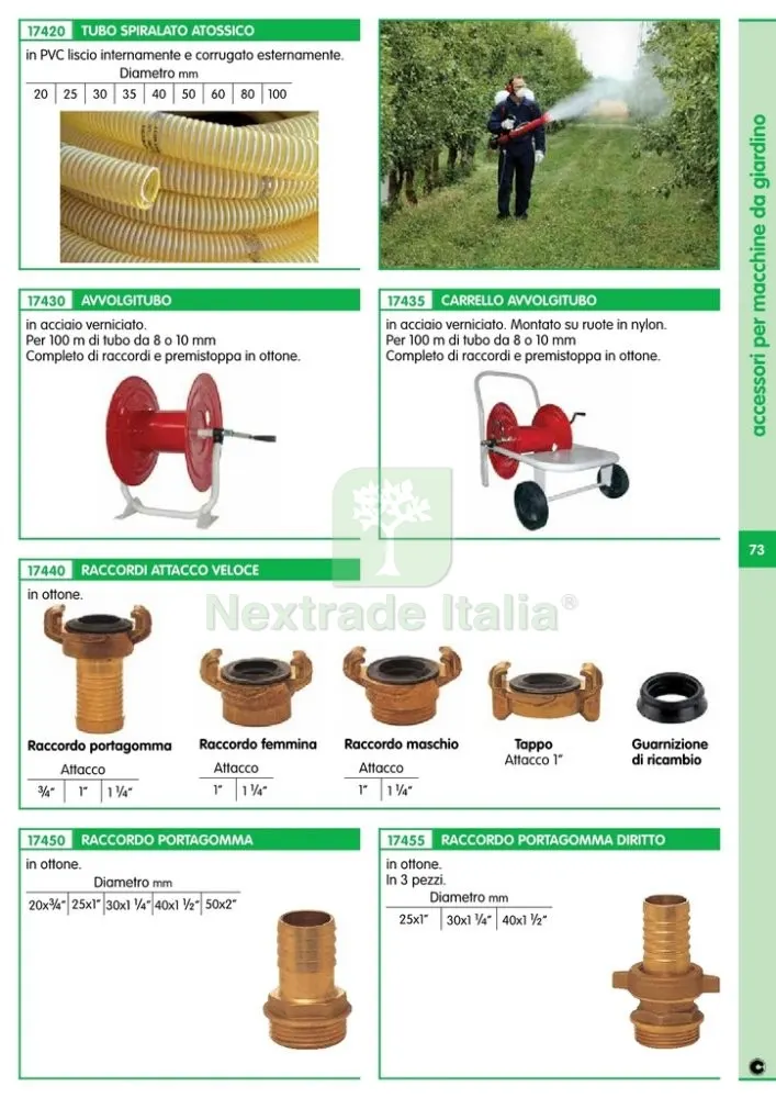 AVVOLGITUBO PER IRRORARE FISSO 100 M MC90S — Tubi e raccordi — rif. FERX.21083 — foto 2