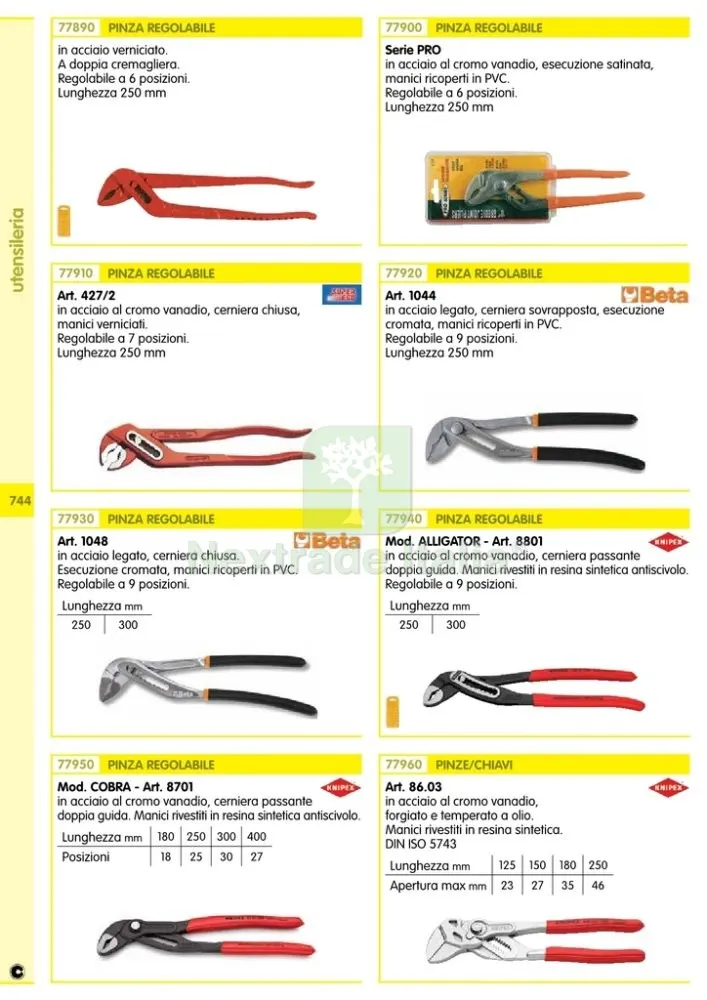 6PL PL PINZA REGOLABILE MM.250 — Pinze e tronchesi — rif. FERX.58866 — foto 2 6PL PL PINZA REGOLABILE MM.250 — Pinze e tronchesi — rif. FERX.58866 — foto 2