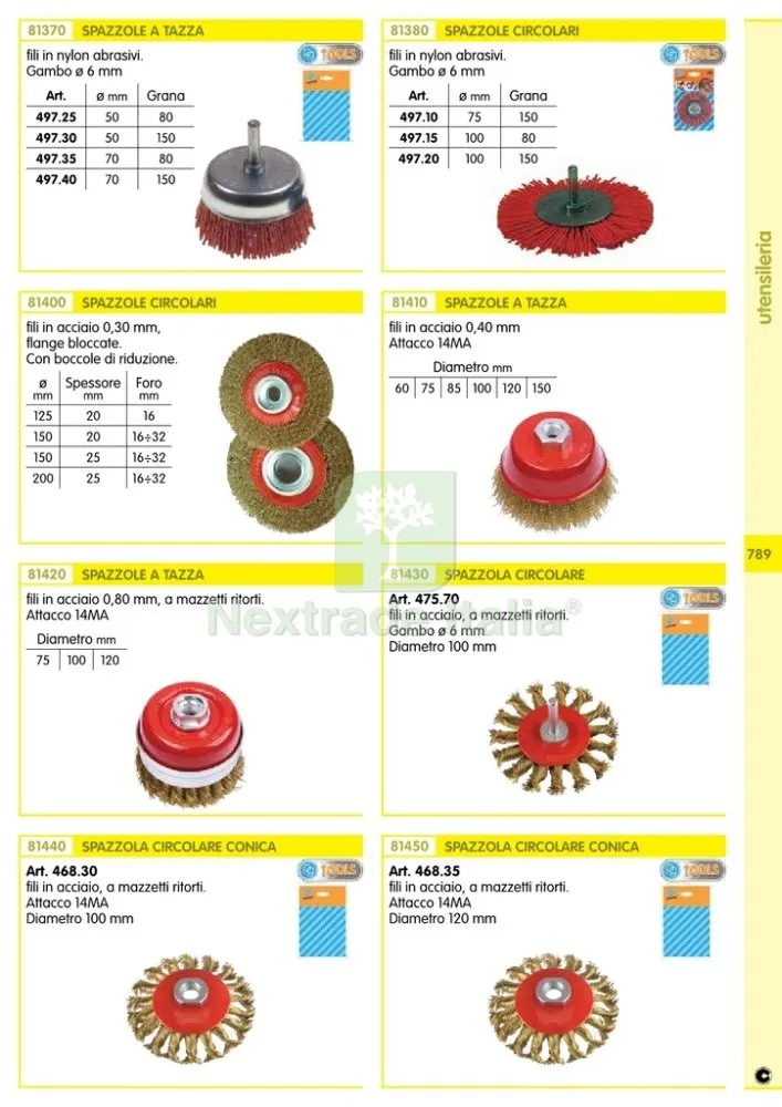 SPAZZOLA CIRCOLARE MM.150X25 FORO 16 — Punte, frese e dischi — rif. FERX.37724 — foto 2