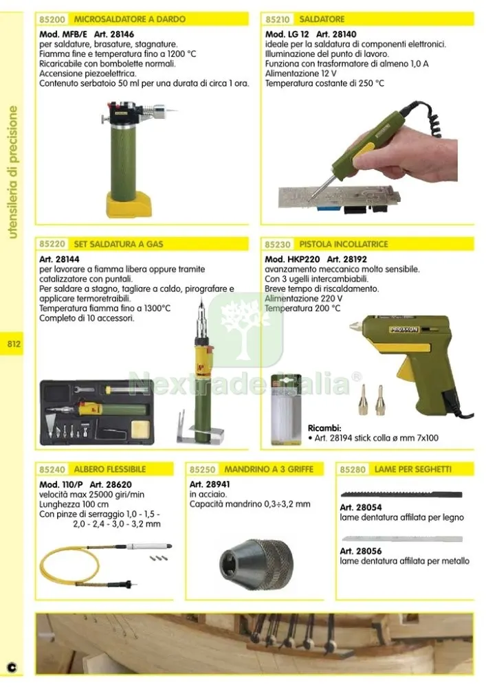 PROXXON 28054 LAME PER SEGHETTO DENTATURA AFFILATA PER LEGNO — Misurazione e taglio manuale — rif. FERX.22046 — foto 2 PROXXON 28054 LAME PER SEGHETTO DENTATURA AFFILATA PER LEGNO — Misurazione e taglio manuale — rif. FERX.22046 — foto 2