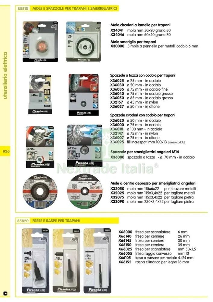 PIRANHA/ X32090 MOLA X ANGOLARI DIAMETRO 230 — Punte, frese e dischi — rif. FERX.24955 — foto 2 PIRANHA/ X32090 MOLA X ANGOLARI DIAMETRO 230 — Punte, frese e dischi — rif. FERX.24955 — foto 2