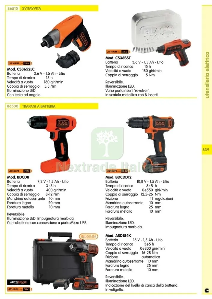 Avvitatore B+D MOD.CS3652LKA — Trapani e avvitatori — rif. FERX.93524 — foto 2 Avvitatore B+D MOD.CS3652LKA — Trapani e avvitatori — rif. FERX.93524 — foto 2