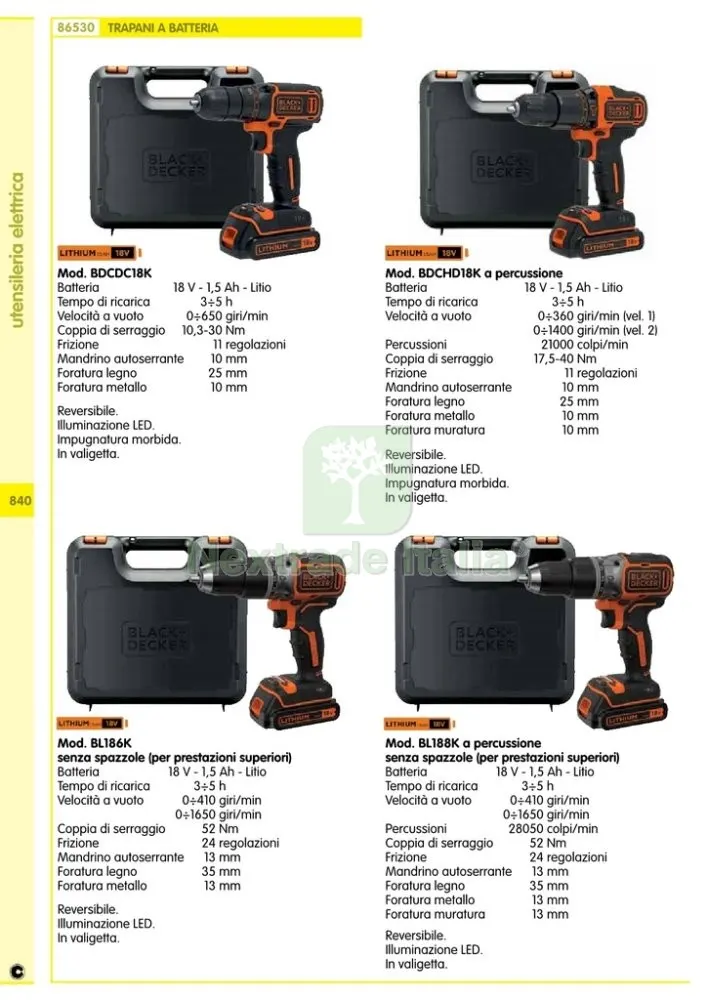 TRAPANO B+D 10,8V LITIO BDCDD12K — Trapani e avvitatori — rif. FERX.91824 — foto 2 TRAPANO B+D 10,8V LITIO BDCDD12K — Trapani e avvitatori — rif. FERX.91824 — foto 2