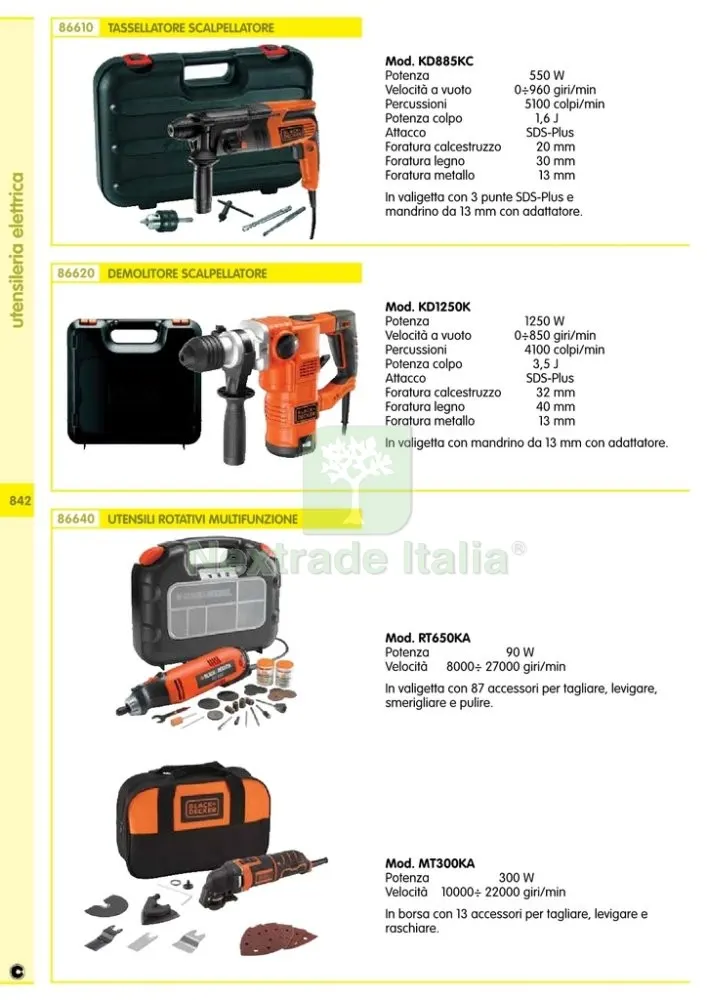 UTENSILE MULTIFUNZIONE B+D MT300SA2 — Punte, frese e dischi — rif. FERX.93530 — foto 2
