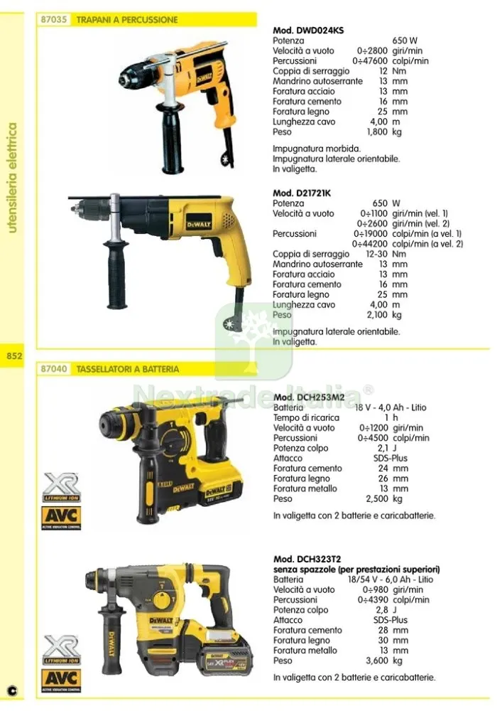 DEWALT SPAZZOLE X DW130 ART. 450374-07 — Punte, frese e dischi — rif. FERX.4867 — foto 2 DEWALT SPAZZOLE X DW130 ART. 450374-07 — Punte, frese e dischi — rif. FERX.4867 — foto 2