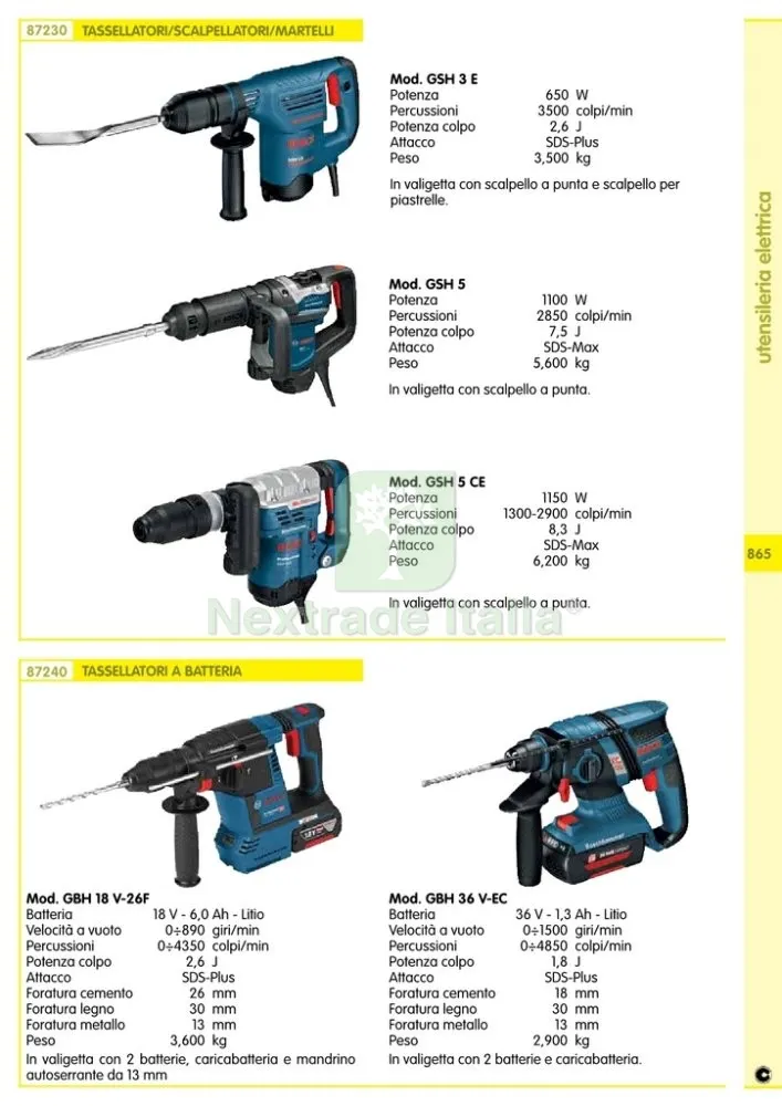 BOSCH-B MARTELLO PERFORATORE 800W GBH3-28DFR — Trapani e avvitatori — rif. FERX.94249 — foto 2 BOSCH-B MARTELLO PERFORATORE 800W GBH3-28DFR — Trapani e avvitatori — rif. FERX.94249 — foto 2