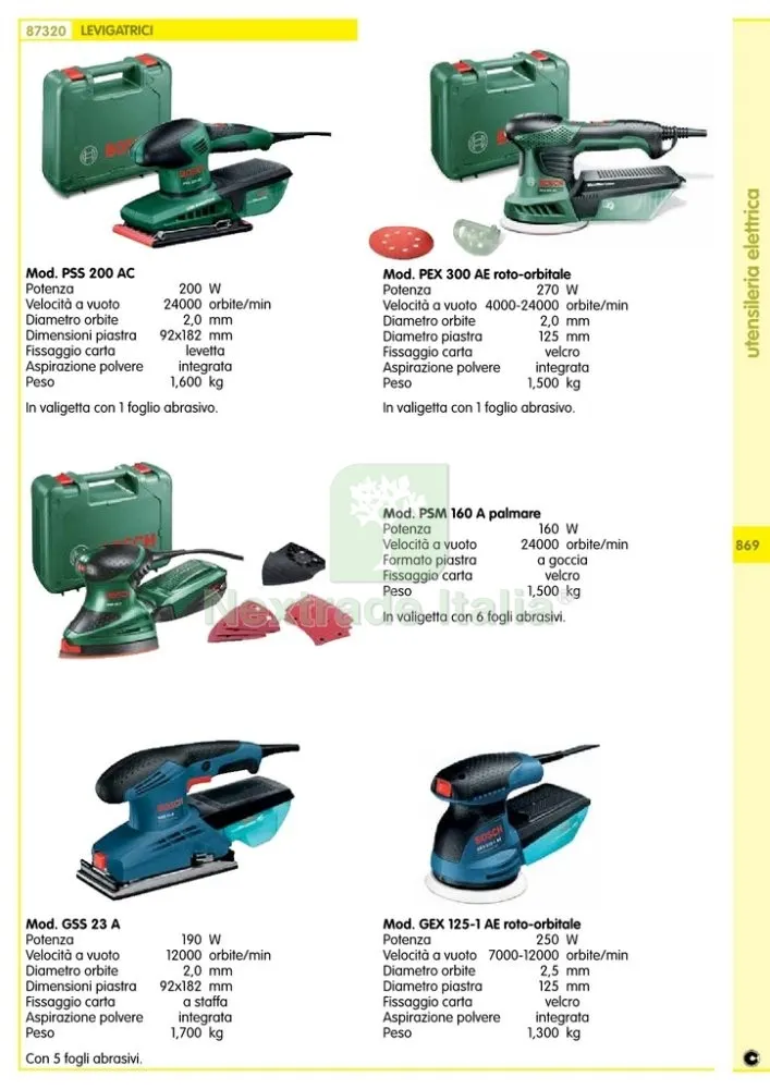 BOSCH-B LEVIGATRICE ROTORBITALE 250W GEX125-1AE — Smerigliatrici e seghe — rif. FERX.94241 — foto 2 BOSCH-B LEVIGATRICE ROTORBITALE 250W GEX125-1AE — Smerigliatrici e seghe — rif. FERX.94241 — foto 2