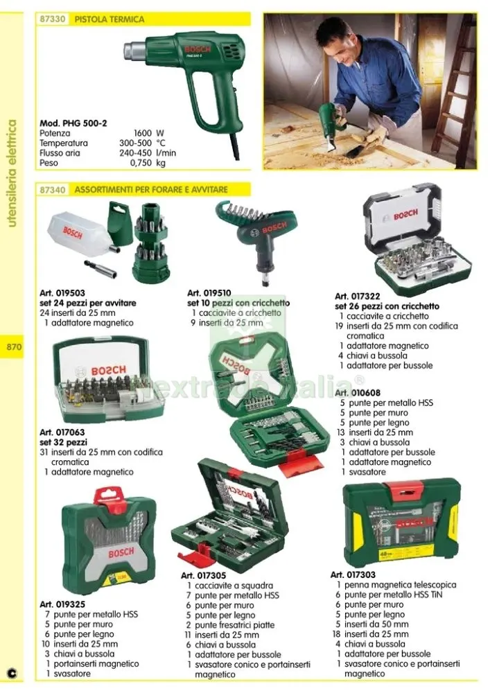 BOSCH-A SET 41 PEZZI 017305 — Punte, frese e dischi — rif. FERX.94294 — foto 2
