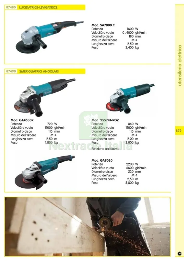 MAKITA LUCIDATRICE LEVIGATRICE MOD. SA7000C — Smerigliatrici e seghe — rif. FERX.45040 — foto 2