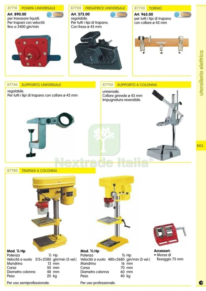 POGGI ART. 890.00 POMPA UNIVERSALE — Trapani e avvitatori — rif. FERX.22507 — foto 2 POGGI ART. 890.00 POMPA UNIVERSALE — Trapani e avvitatori — rif. FERX.22507 — foto 2
