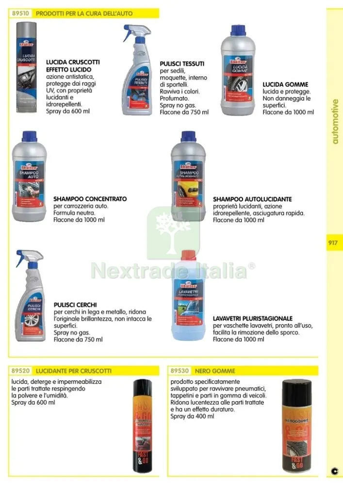 12PZ RHUTTEN SHAMPOO AUTOLUCIDANTE 1000 ML. — Cura e pulizia auto — rif. FERX.94367 — foto 2