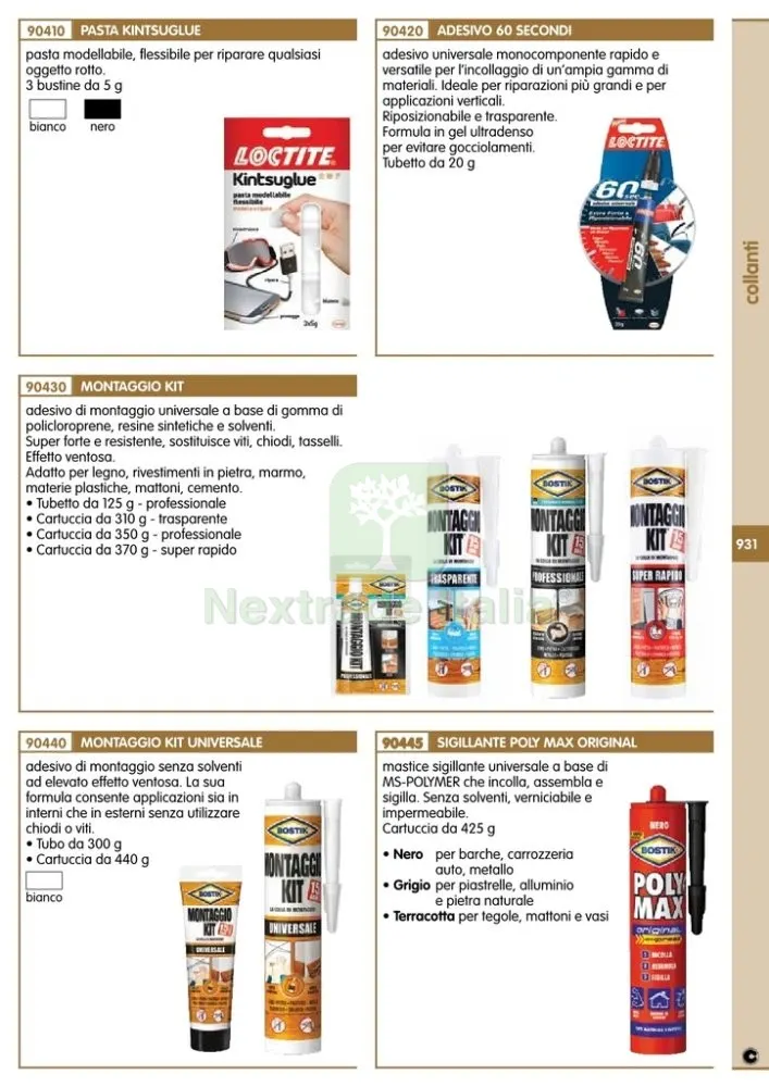 BOSTIK C ART. 'MONTAGGIO KIT'SUPER RAPIDO 370GR — Adesivi e sigillanti — rif. FERX.55990 — foto 2