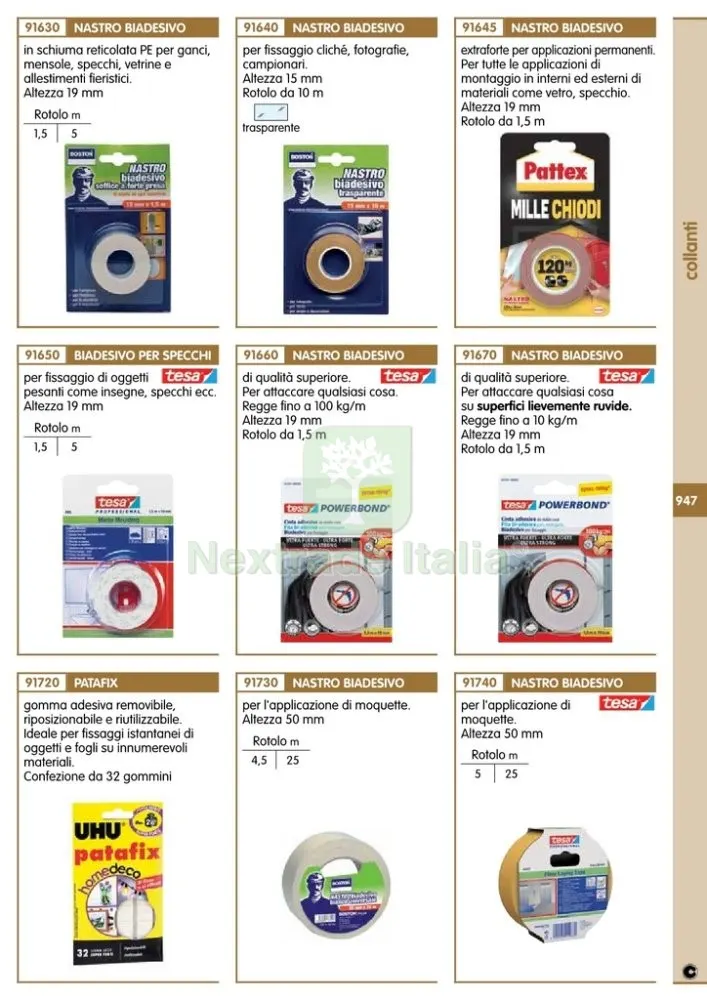 12PZ UHU TAC PATAFIX SUPER FORTE FINO A KG.2 — Elettroseghe e motoseghe — rif. FERX.50045 — foto 2