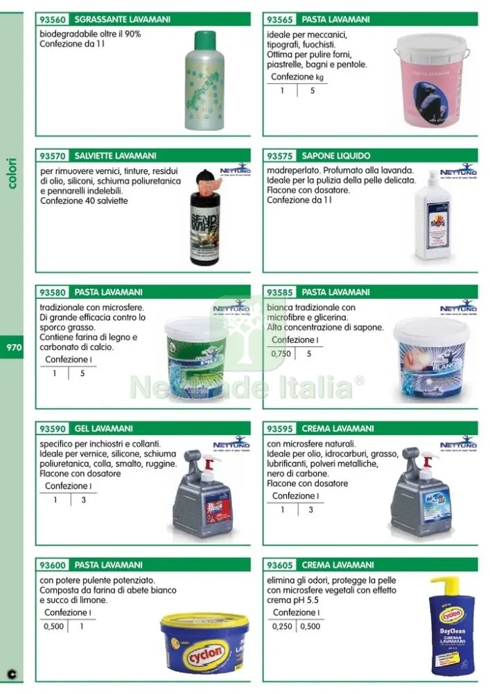 SALVIETTE LAVAMANI "SENDY WIPES" (PZ 40) — Sgrassanti e detergenti pittura — rif. FERX.92588 — foto 2