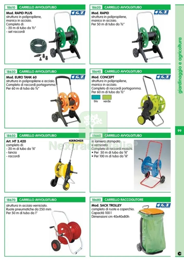CARRELLO AVVOLGITUBO PROFESSIONALE 50 M PER TUBO 25/30 SPG50 — Tubi e raccordi — rif. FERX.20014 — foto 2 CARRELLO AVVOLGITUBO PROFESSIONALE 50 M PER TUBO 25/30 SPG50 — Tubi e raccordi — rif. FERX.20014 — foto 2