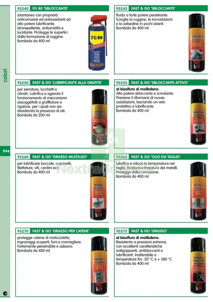12PZ SPRAY "FAST&GO" GRASSO GRAFITE X SERRATURE ML.200 — Serrature e cilindri — rif. FERX.16715 — foto 2 12PZ SPRAY "FAST&GO" GRASSO GRAFITE X SERRATURE ML.200 — Serrature e cilindri — rif. FERX.16715 — foto 2
