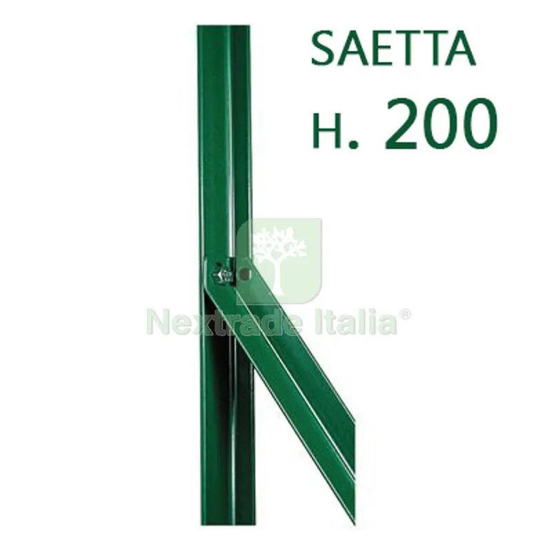10PZ SAETTA PLASTIFICATA H. CM. 200 PER PALETTI H.200/225/250 — Pali e paletti — rif. FERX.57124 10PZ SAETTA PLASTIFICATA H. CM. 200 PER PALETTI H.200/225/250 — Pali e paletti — rif. FERX.57124