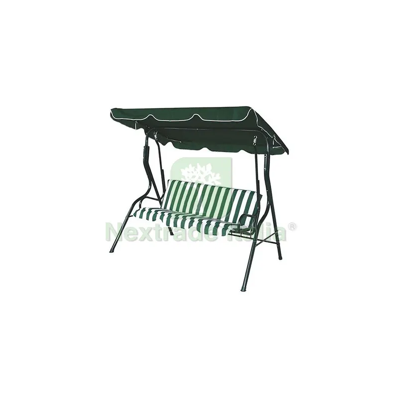 DONDOLO 'SORRENTO' 3 posti - bianco/verde — Tempo libero outdoor — rif. FERX.612949NLM DONDOLO 'SORRENTO' 3 posti - bianco/verde — Tempo libero outdoor — rif. FERX.612949NLM