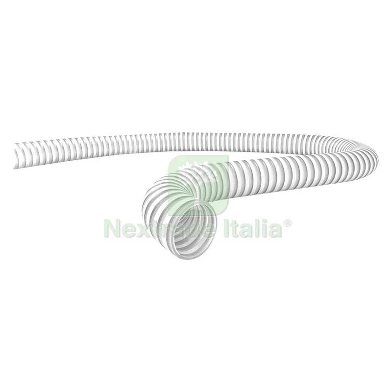25MT TUBO SPIRALATO ATOSSICO Ø MM. 60 X MT. 25 - ØESTERNO 65 — Tubi e raccordi — rif. FERX.6080622NLM 25MT TUBO SPIRALATO ATOSSICO Ø MM. 60 X MT. 25 - ØESTERNO 65 — Tubi e raccordi — rif. FERX.6080622NLM