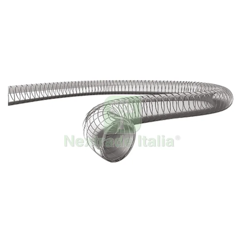 30MT TUBO SPIRALATO ATOSSICO CON SPIRALE ACCIAIO Ø MM. 50 X MT. 30 - ØESTERNO 55 — Tubi e raccordi — rif. FERX.6080819NLM 30MT TUBO SPIRALATO ATOSSICO CON SPIRALE ACCIAIO Ø MM. 50 X MT. 30 - ØESTERNO 55 — Tubi e raccordi — rif. FERX.6080819NLM