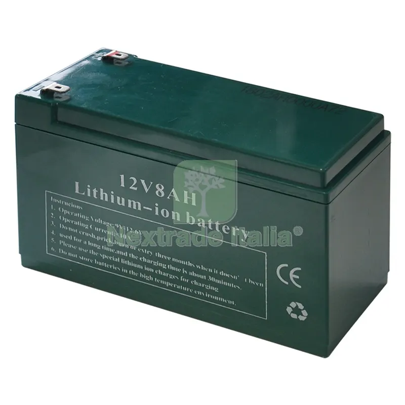 Batteria Ricambio 12V 8Ah -al litio — Pile e batterie — rif. FERX.6040122NLM