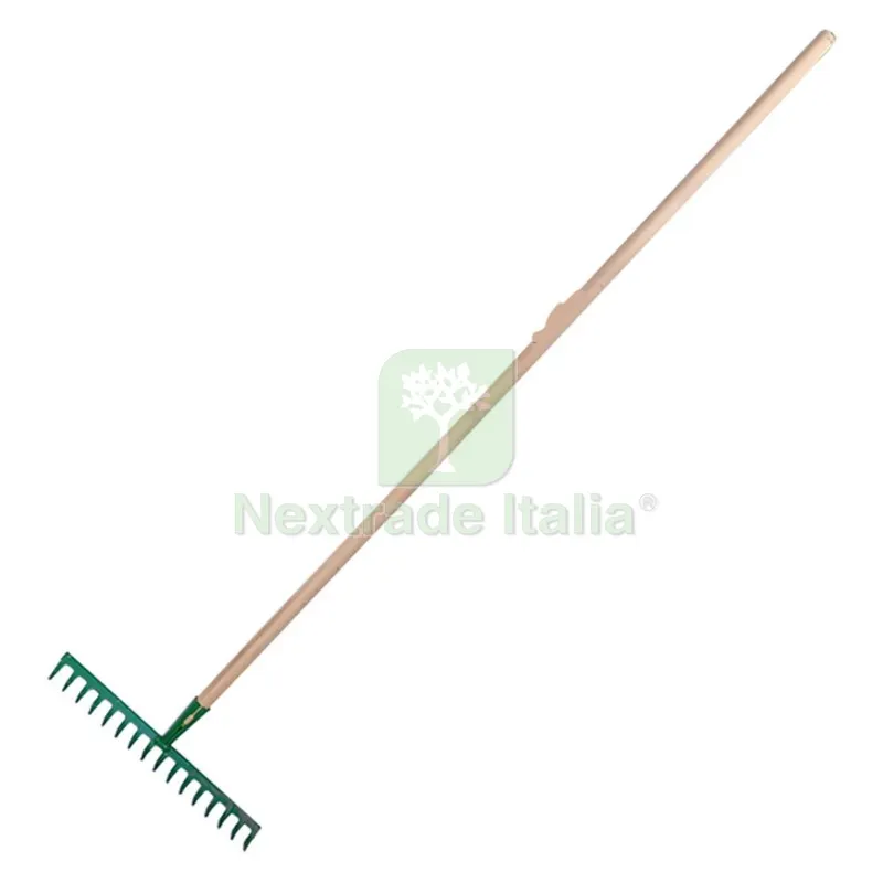 RASTRELLO 16 denti cm 43 - con manico cm. 160 — Attrezzi da giardino — rif. FERX.600146NLM — foto 2
