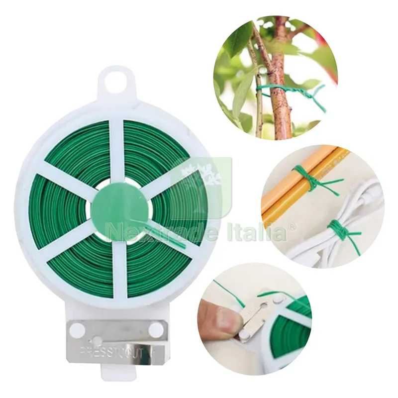 PIATTINA FILO PLASTICATO mt. 500 in rotolo — Protezione piante e sementi — rif. FERX.6083936NLM PIATTINA FILO PLASTICATO mt. 500 in rotolo — Protezione piante e sementi — rif. FERX.6083936NLM