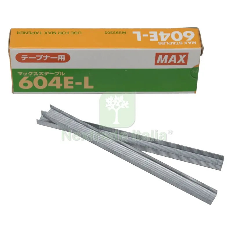 10CF PUNTI METALLICI PER LEGATRICE 'MAX HTB' punti cf. 4800 pz — Chiodi e graffe — rif. FERX.608454NLM