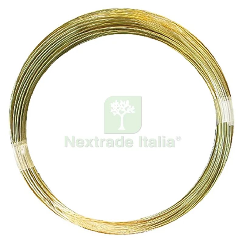 5PZ MATASSINA FILO OTTONE COTTO mm 1 - mt. 7 - gr. 50 — Reti e recinzioni — rif. FERX.108824NLM