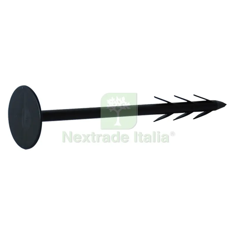 100PZ Picchetto Fermatelo a Chiodo cm.20 - øcm.5 — Chiodi e graffe — rif. FERX.606606NLM 100PZ Picchetto Fermatelo a Chiodo cm.20 - øcm.5 — Chiodi e graffe — rif. FERX.606606NLM