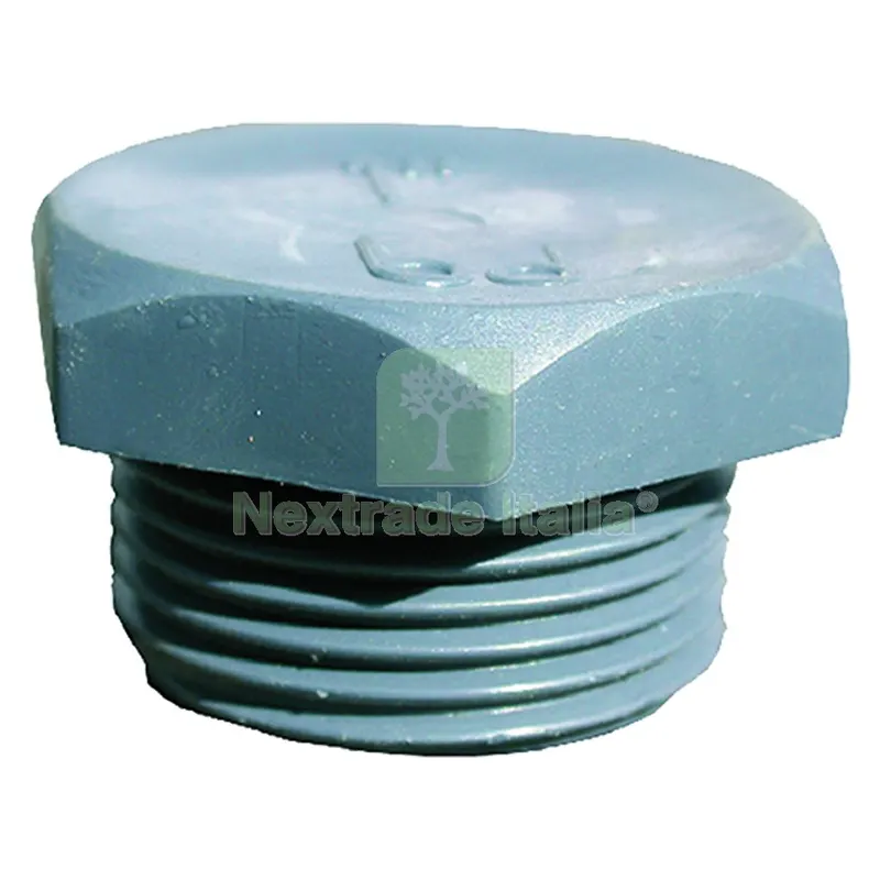 6PZ Tappo PVC Testa Esagonale 1/2 — Scarichi e sifoni — rif. FERX.607250NLM 6PZ Tappo PVC Testa Esagonale 1/2 — Scarichi e sifoni — rif. FERX.607250NLM