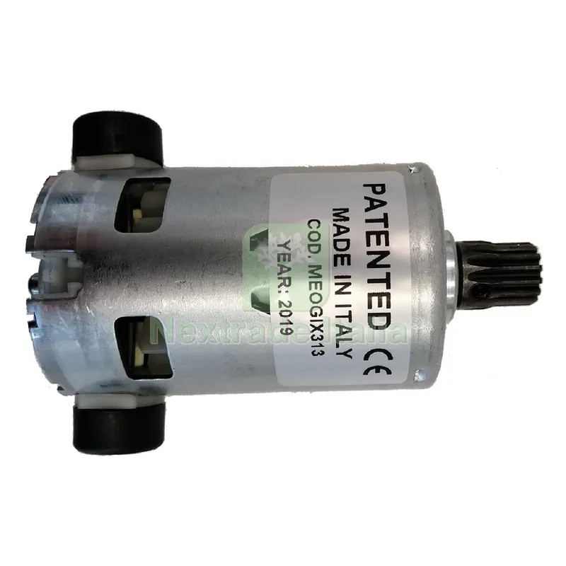 Motore con Pignone per Abbacchiatore Elettrico 'OL ricambio codice 6090910 — Attrezzi da giardino — rif. FERX.6090910NLM Motore con Pignone per Abbacchiatore Elettrico 'OL ricambio codice 6090910 — Attrezzi da giardino — rif. FERX.6090910NLM
