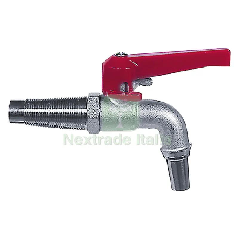 RUBINETTO A SFERA PER BOTTE IN LEGNO Ø INTERNO 18 - FILET.29/22 MM - 1/2 — Rubinetti e valvole — rif. FERX.607958NLM