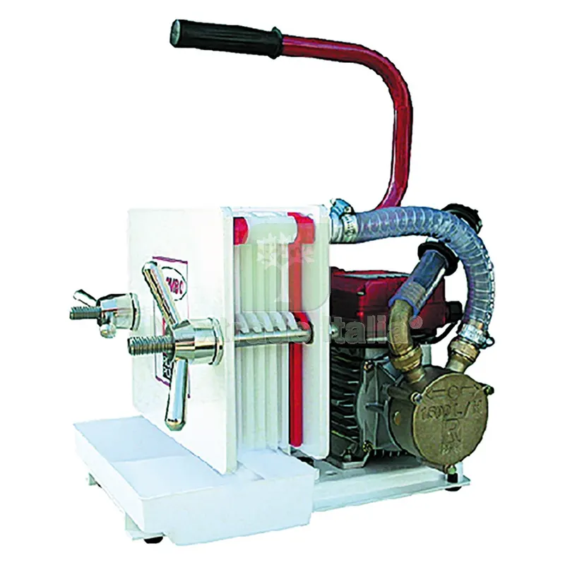 FILTRO ENOLOGICO A STRATI FILTRANTI 'COLOMBO' 6 - Hp 0,5 - Lt/h. 200/300 — Hobby ed enologia — rif. FERX.608038NLM