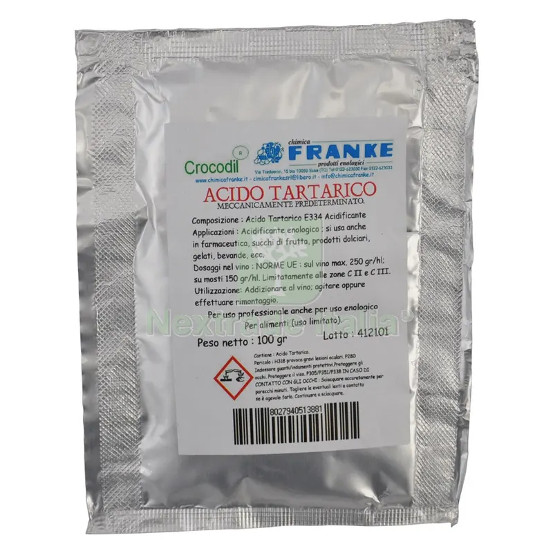 ACIDO TARTARICO gr. 100 — Scarichi e sifoni — rif. FERX.6078744NLM ACIDO TARTARICO gr. 100 — Scarichi e sifoni — rif. FERX.6078744NLM