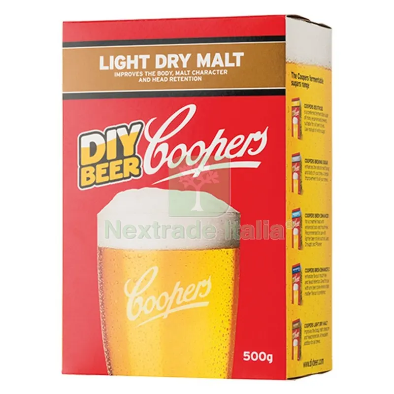 Intensificatore per Birra 'light DRY Malt' kg. 0,5 — Hobby ed enologia — rif. FERX.6078500NLM Intensificatore per Birra 'light DRY Malt' kg. 0,5 — Hobby ed enologia — rif. FERX.6078500NLM