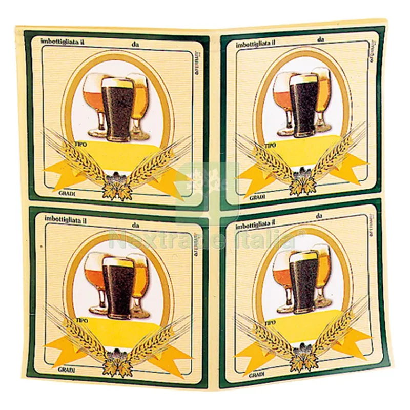 Etichette Adesive per Birra cm 8 x 10 — Articoli per ufficio — rif. FERX.6078530NLM Etichette Adesive per Birra cm 8 x 10 — Articoli per ufficio — rif. FERX.6078530NLM