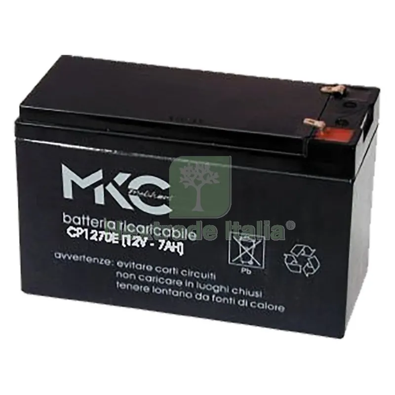 Batteria Ricaricabile mm.151 x 65 x h.100 - 7 Ah — Pile e batterie — rif. FERX.6049970NLM Batteria Ricaricabile mm.151 x 65 x h.100 - 7 Ah — Pile e batterie — rif. FERX.6049970NLM