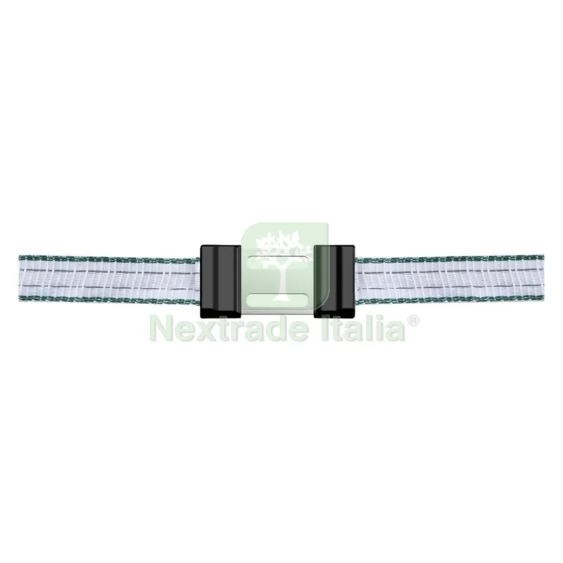CONNETTORE PER FETTUCCIA 'LITZCLIP' 442001 per fettuccia h.20 mm max. — Recinto elettrico — rif. FERX.6049780NLM