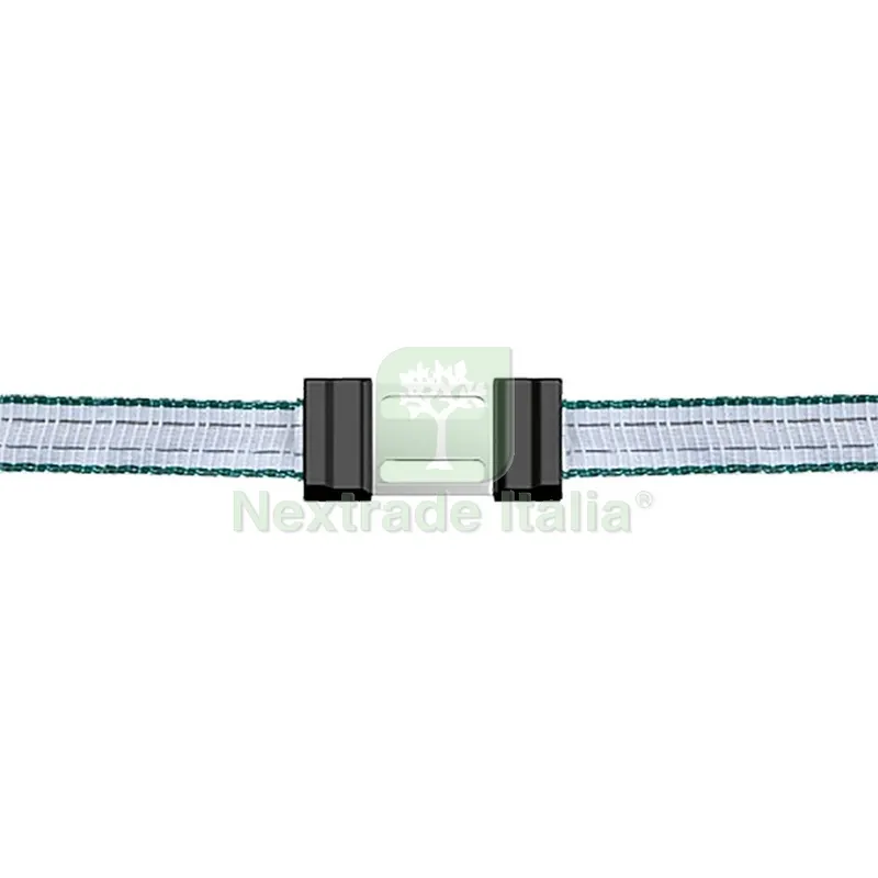 CONNETTORE PER FETTUCCIA 'LITZCLIP' 442011 per fettuccia h.20 mm max. — Recinto elettrico — rif. FERX.6049786NLM