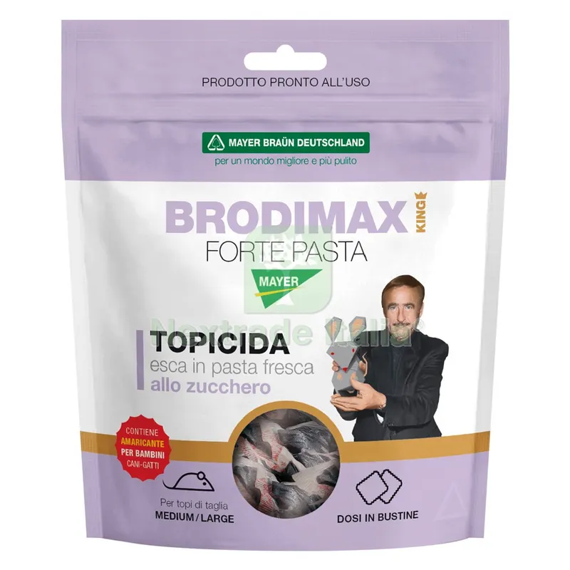 ESCA TOPICIDA 'BRODIMAX FORTE PASTA' gr. 150 — Disinfestazione e controllo nocivi — rif. FERX.6063620NLM