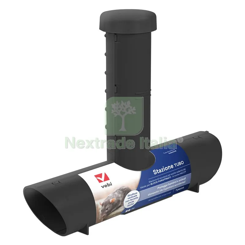 Stazione di Sicurezza per Esche Rodenticide Tubo - cm. 28 x 6,1 x 23,5 — Tubi e raccordi — rif. FERX.6135258NLM Stazione di Sicurezza per Esche Rodenticide Tubo - cm. 28 x 6,1 x 23,5 — Tubi e raccordi — rif. FERX.6135258NLM