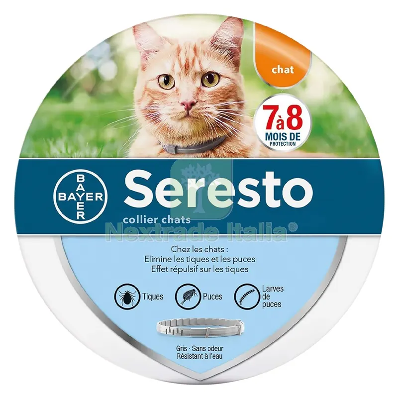 COLLARE ANTIPARASSITARIO 'SERESTO' per gatti - cm. 38 — Protezione piante e sementi — rif. FERX.6800800NLM COLLARE ANTIPARASSITARIO 'SERESTO' per gatti - cm. 38 — Protezione piante e sementi — rif. FERX.6800800NLM