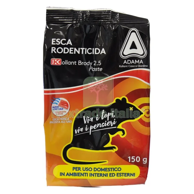 6PZ Esca Topicida Fresca gr. 150 — Disinfestazione e controllo nocivi — rif. FERX.6063670NLM 6PZ Esca Topicida Fresca gr. 150 — Disinfestazione e controllo nocivi — rif. FERX.6063670NLM