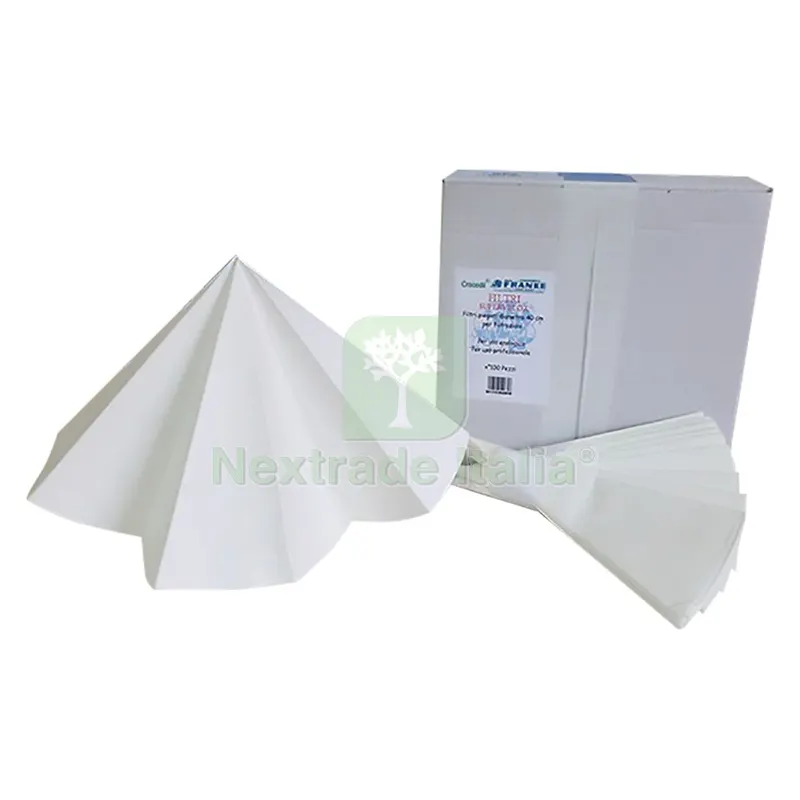 Filtro Carta per Distillati ø40 cm. - cf. 10 pezzi — Protezioni corpo — rif. FERX.607878NLM Filtro Carta per Distillati ø40 cm. - cf. 10 pezzi — Protezioni corpo — rif. FERX.607878NLM